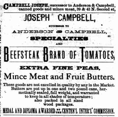 39–41 North 2nd Street, 1877 city directory