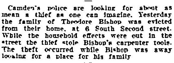6 South 2nd Street, Philadelphia Inquirer, January 31, 1906