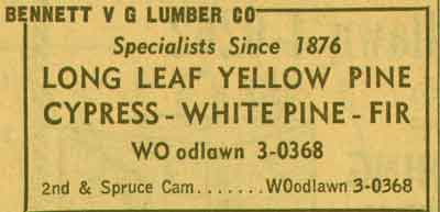 835 South 2nd Street, New Jersey Bell Yellow Pages, 1955