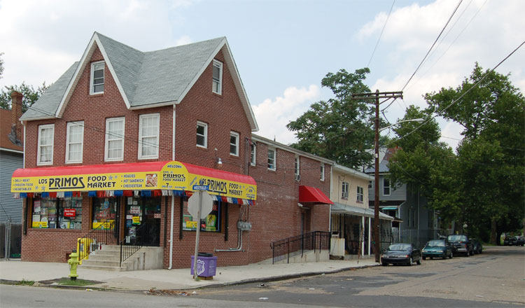 Southwest corner of Westfield Avenue and North 30th Street, June 29, 2006