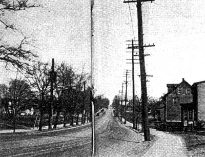 Westfield Avenue east from North 32nd Street, 1925