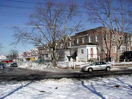 North 32nd Street from Rosedale Avenue, February 2004