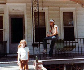 Floyd Miller family, 17 North 33rd Street, about 1980
