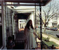 Floyd Miller family, 17 North 33rd Street, about 1980
