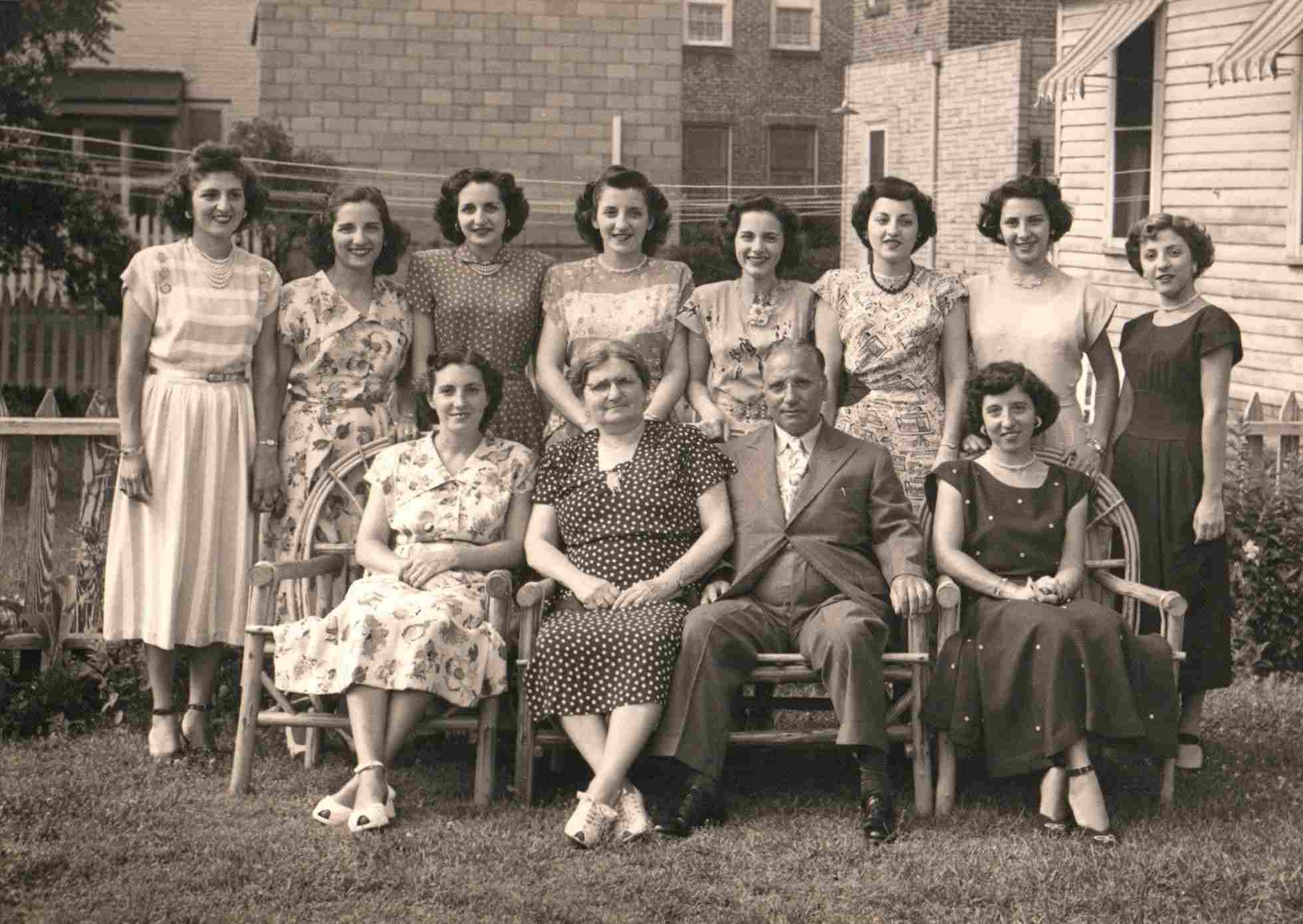 Genovese family photo, circa 1950, 17 South 35th Street