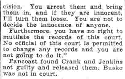 Records Altered, Court Rebukes Cop — clipping part 2 of 2