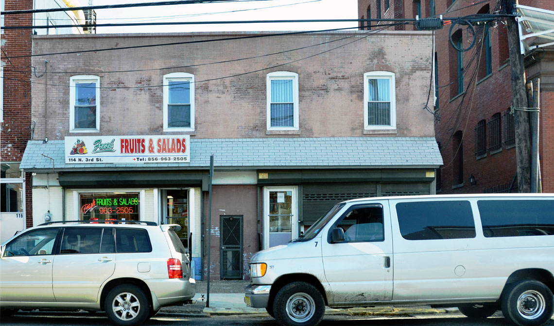 114 & 112 North 3rd Street. Photograph Taken November 4, 2011.