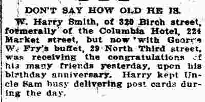 Don't Say How Old He Is — Camden Daily Courier, September 9, 1910