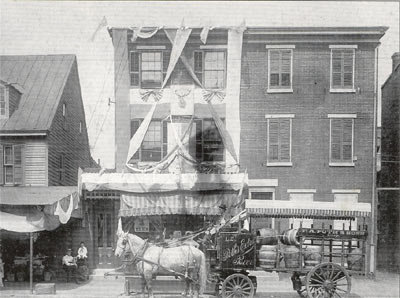 31 North 3rd Street (at right) 1880s-1890 Isaac Woodrow Sexton of Tabernacle ME Church. 1910s-1920s Boardinghouse. 1930 Gone.