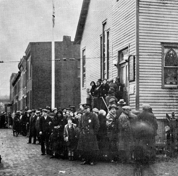 Southwest Corner of South 3rd Street & Beckett Street. Postcard circa 1906. Looking east on Beckett Street from South 3rd Street. Photos taken Sept...