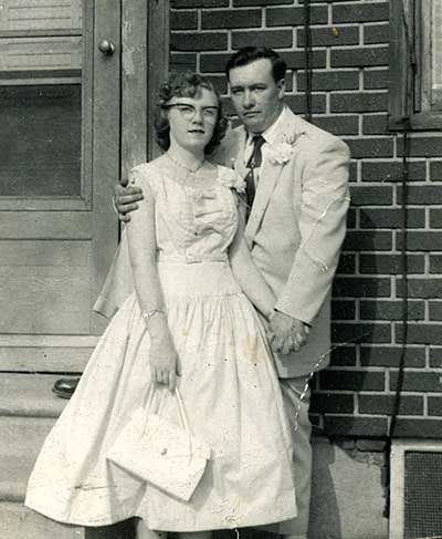 1414 South 3rd Street. Nora Franks Charles Franks.