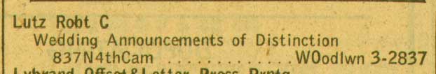 837 North 4th Street directory listing