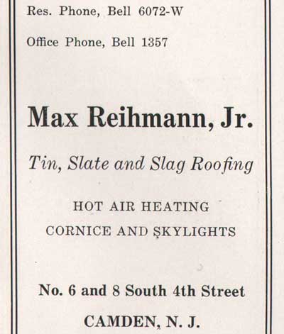 6 South 4th Street advertisement