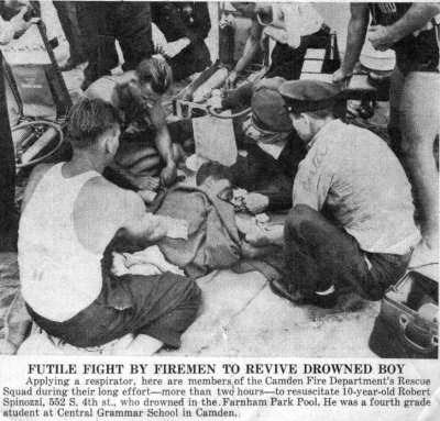 552 South 4th Street — rescue squad news photo, 1950s