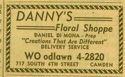 717 South 4th Street — Danny's Flower Shoppe directory listing