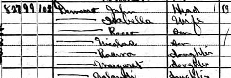 827 South 4th Street — 1920 census