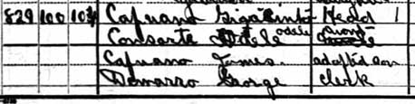 829 South 4th Street — 1920 census