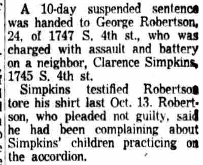 1745–1747 South 4th Street clipping