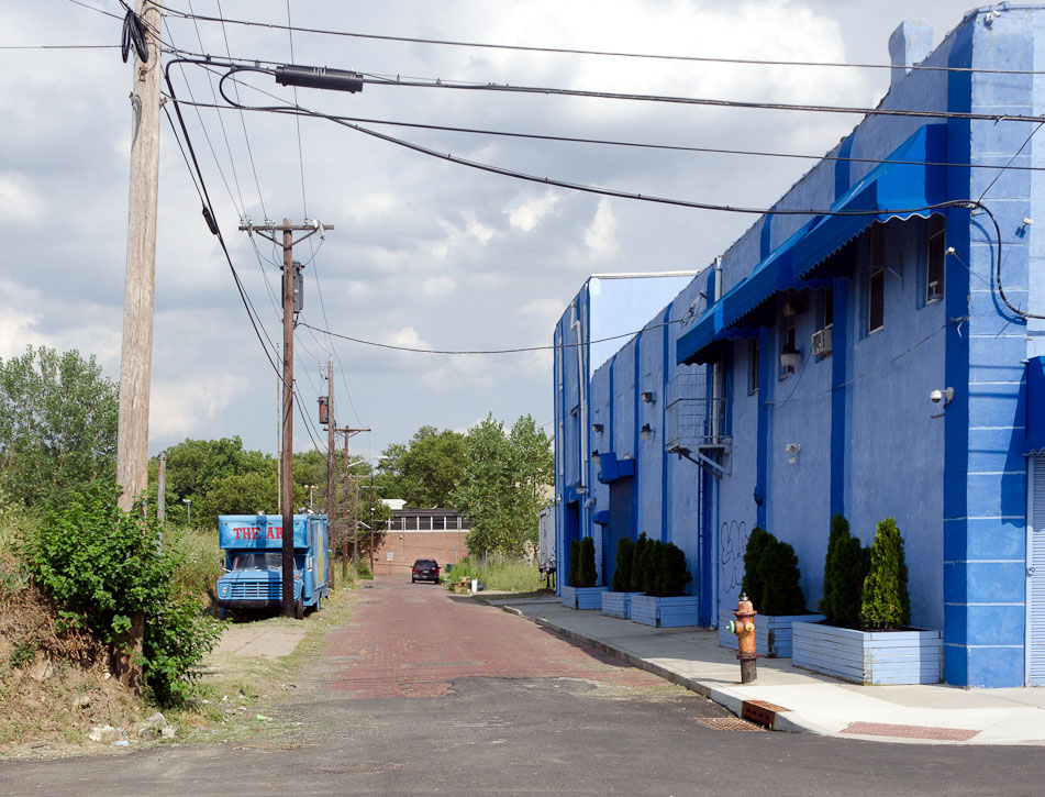 Looking east on Byron Street from North 5th Street, July 9, 2012