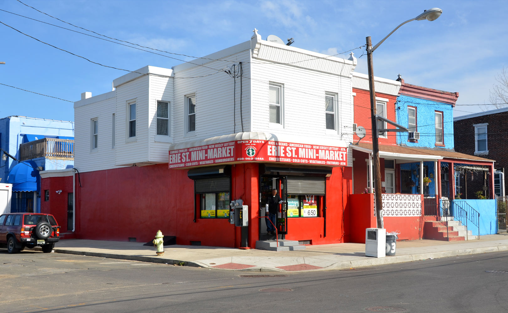 Northeast corner of Erie Street and North 5th Street, November 4, 2011