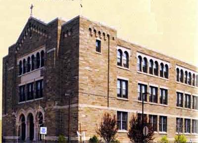Holy Name Roman Catholic Church, northeast corner of Vine and North 5th Street