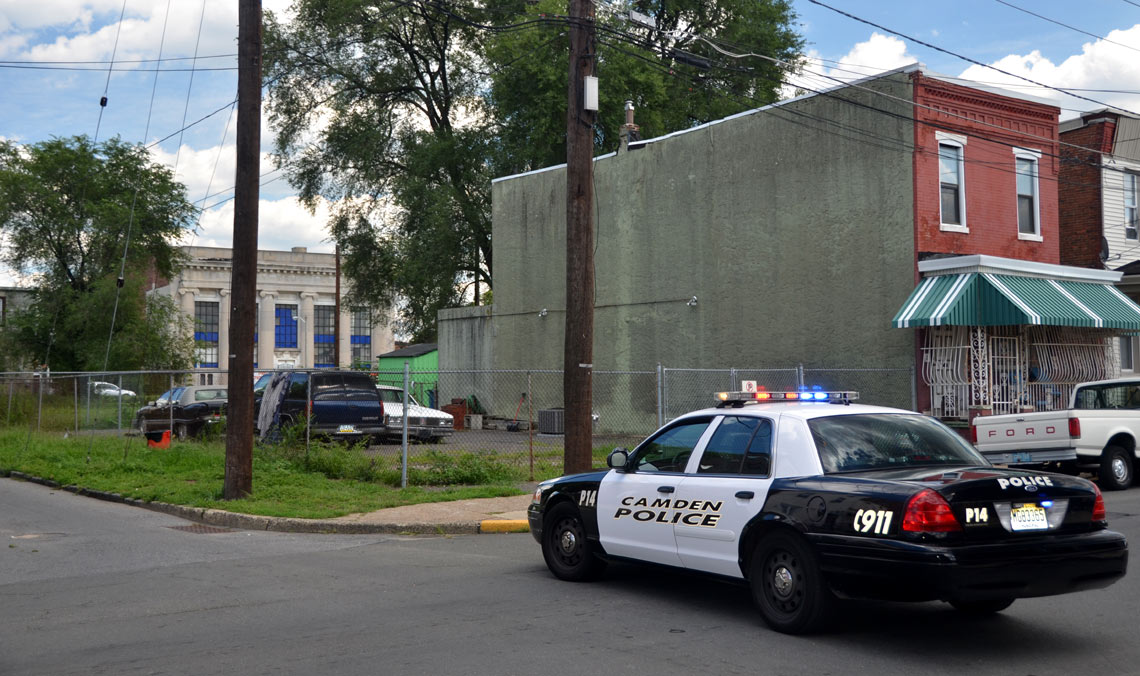 Southeast corner of Cherry Street and South 5th Street, August 23, 2011
