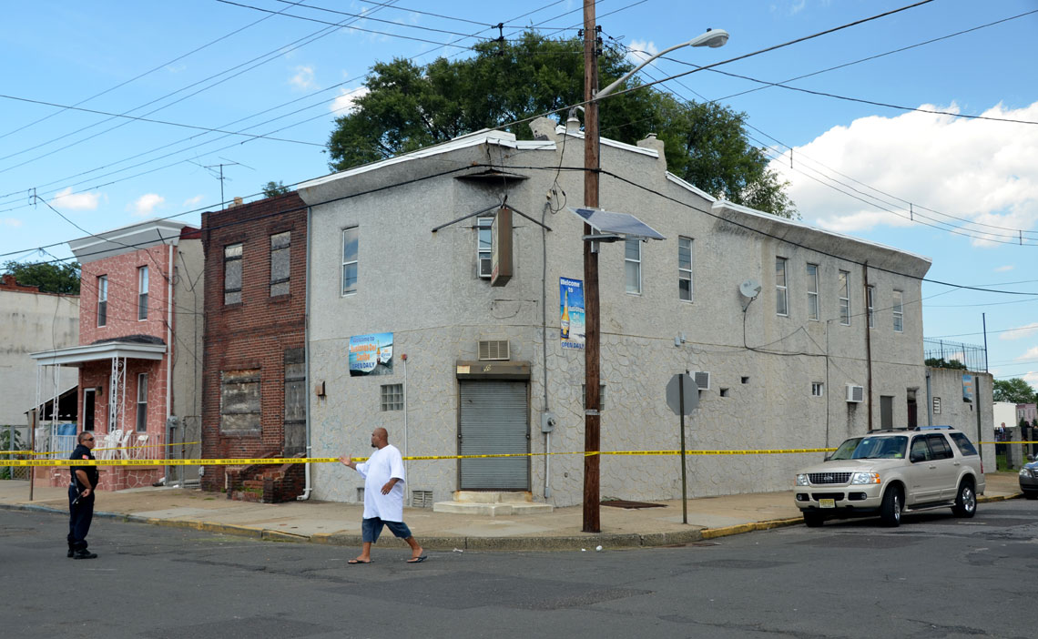 Northeast corner of Walnut Street and South 5th Street, August 23, 2011