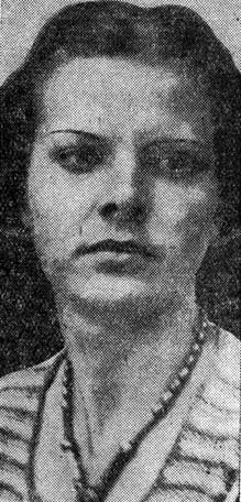 Esther Hill, Camden High School graduation, June 23, 1933