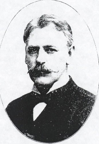 Oval portrait of Frank T. Lloyd